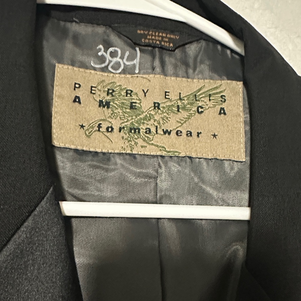 Perry Ellis Formal Black Tuxedo Jacket